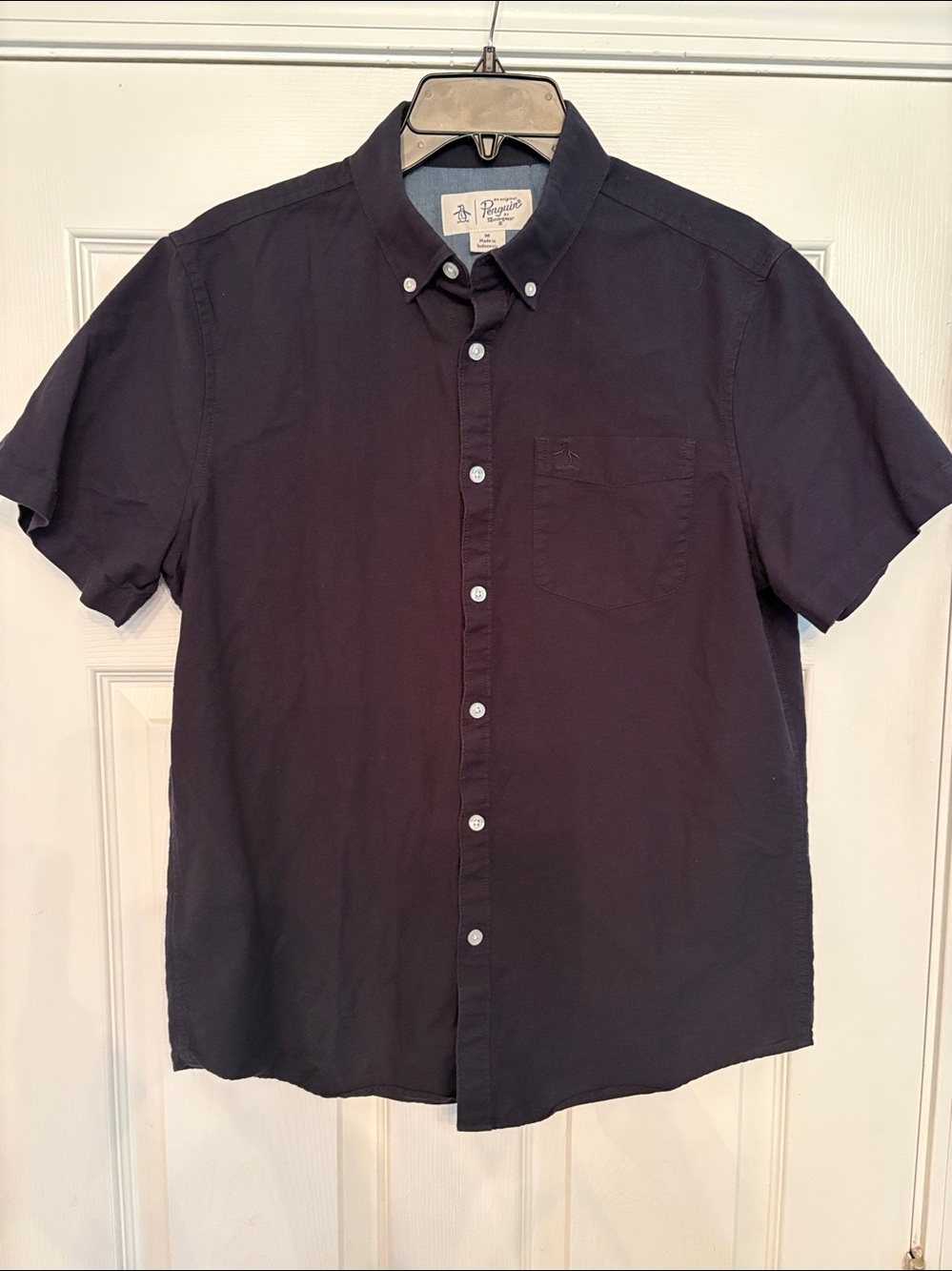 Penguin Short-Sleeve Button-Down Shirt
